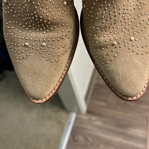 Zara suede western boots with studs , sz 37/ 7 - Picture 6 of 6